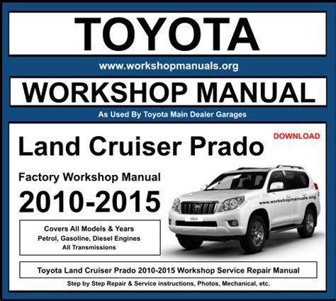 toyota prado service manual to buy|toyota repair manual pdf.